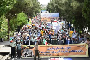 راهپیمایی روز جهانی قدس شاهرود به روایت تصویر