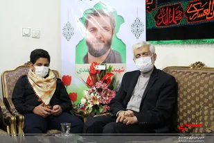 دیدار سعید جلیلی با خانواده شهید محمد محمدی