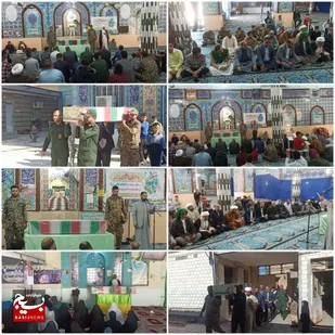 مراسم استقبال از شهید گمنام در حمیدیه برگزار شد