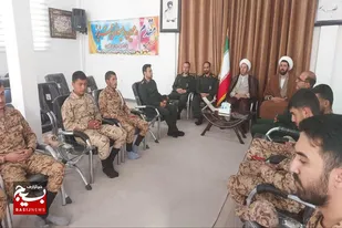 دیدار جمعی از سربازان با امام جمعه کبودراهنگ