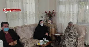 دیدار مسئولان شهرستان ری با خانواده شهید کمالخانی