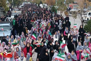 راهپیمایی یوم الله ۱۳ آبان در فامنین