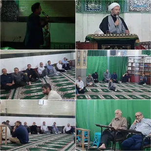 مراسم عزاداری شهادت امام محمد باقر (ع) در محله شهیدان بختیاری پیشوا
