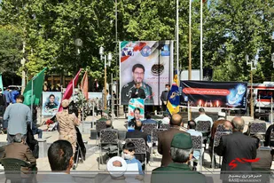 مراسم چهلمین روز شهادت سردار &laquo;سلگی&raquo; در نهاوند