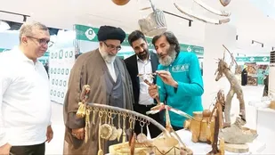 بازدید معاون شورای هماهنگی تبلیغات اسلامی کشور از جشنواره (تلاش با برکت) بنیاد برکت