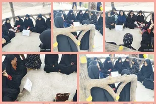 پاتوق دخترانه به مناسبت هفته بسیج در ایرانشهر
