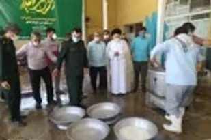 پخت ۱۵ هزار پرس غذا توسط بسیجیان اندیمشکی در روز عید غدیر