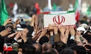 بسیجیان فریمانی میزبان شهید گمنام بودند+فیلم