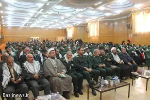 آیین افتتاحیه رزمایش جهادگران فاطمی ۲ در همدان
