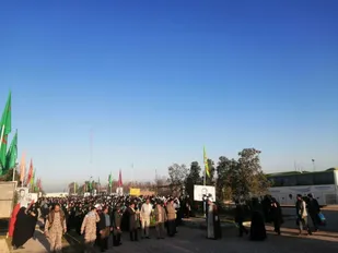 طنین شعار مرگ بر آمریکا در اردوگاه شهید عاصی زاده اهواز