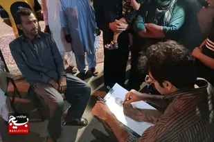 خدمت رسانی به زائران پاکستانی به سبک هنر
