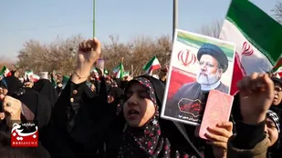 تشییع شهدای حملات تروریستی اغتشاشگران در اصفهان