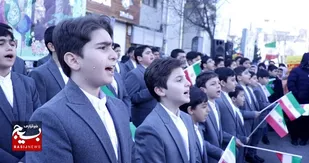 اجرای سرود "آذربایجان اویاخدی" در اردبیل