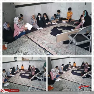 برگزاری طرح جوانه های صالحین به مناسبت ماه محرم توسط حوزه الزهراء
