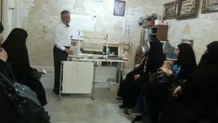 بازدید شورای حوزه عصمتیه، ناحیه مرکزی از نمایشگاه مخترعان و مبتکران