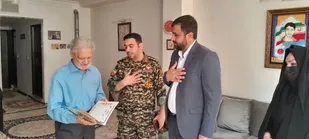 تجلیل جامعه ورزش و بسیج پیشوا از خانواده شهید صانعی