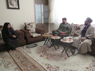 دیدار با خانواده معظم شهدا در بروجن