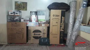 اهدا یک سرویس جهیزیه به زوج نیازمند در شاهرود+ تصاویر