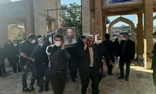 تشییع و خاکسپاری پدر شهیدان &laquo;عسگری&raquo; برگزار شد