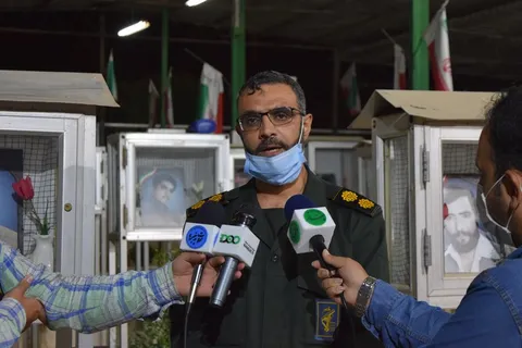 نشست خبری فرمانده ناحیه مقاومت بسیج محلات به مناسبت گرامیداشت هفته دفاع مقدس