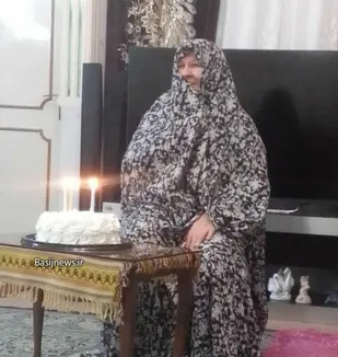 جشن تولدی متفاوت برای مادر شهید در سمنان+ تصاویر