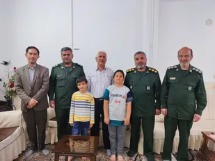 حضور و دیدار فرمانده جدید ناحیه شهید منتظر قائم یزد با فرماندهان سابق ناحیه
