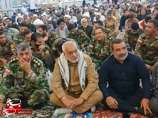 تربت&zwnj;جام، غرق در شکوه تجلیل از حماسه&zwnj;آفرینان و تجدید میثاق با نصرالله+فیلم وتصاویر