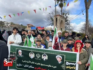 راهپیمایی باشکوہ ۲۲ بھمن ماه ۱۴۰۳ بخش کلیجانرستاق ساری