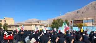 حمایت از کودکان مظلوم غزه در مدرسه بهشت اردل