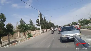 رژه خودرویی به مناسبت سوم خرداد در جاجرم بر گزار گردید