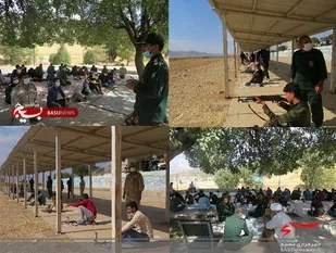 اجرای برنامه حفظ انسجام بسیجیان گردان توپخانه تیپ ۴۸ فتح