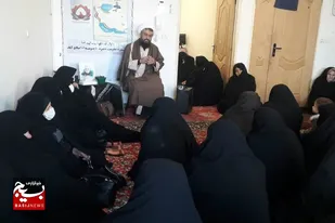 برگزاری سومین سالگرد شهادت حاج قاسم سلیمانی در حوزه حضرت معصومه (س) صالح آباد