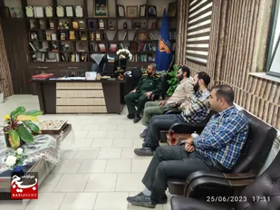 بازدید فرمانده سپاه ناحیه شاهرود از مجموعه گردان شاهرود