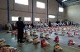 برگزاری چهارمین مرحله کمک های مومنانه در  راسک