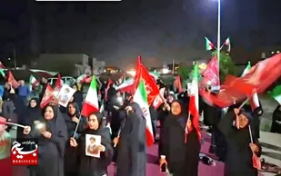 پرشور بانوان جان&zwnj; فدا در تجمعات شبانه منطقه کیانشهر اهواز