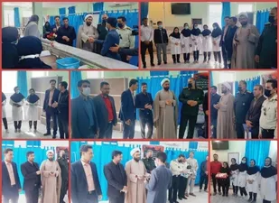 تجلیل از پرستاران اورژانس شهرستان عنبرآباد