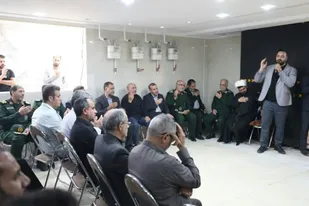 حضور استاندار کرمانشاه در منزل شهید حافظ امنیت