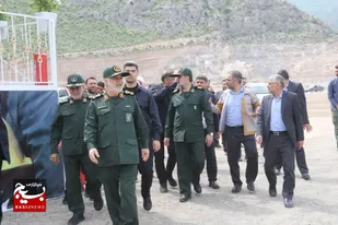 بازدید سردار سلامی از طرح های عمرانی مناطق مرزی شمال&zwnj;غرب