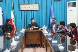 دیدار اعضای کمیته خادم الشهدا شهرستان اردکان با فرماندهی محترم ناحیه مقاومت بسیج