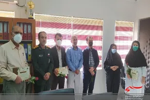 تقدیر از کادر درمان و مدافعان سلامت بیمارستان زینبیه خورموج