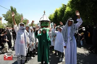 آئین حرکت نمادین طایفه بنی اسد در همدان