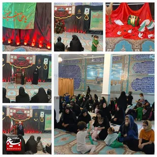 مراسم شیرخوارگان حسینی در مسجد صاحب&zwnj;الزمان (عج) دزپارت برگزار شد