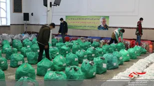بسته های حمایتی به خانواده های نیازمند به شهرستان زابل توسط جهادگران مسجد حضرت خدیجه(س) کرج ارسال شد