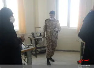 آغاز به&zwnj;کار دومین کارگاه تولید لباس مدافعان سلامت در لالجین