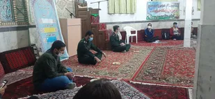 سرکشی فرمانده حوزه بسیج محلات خاتم الانبیا (ص) شاهرود از پایگاه حزب الله+ تصاویر