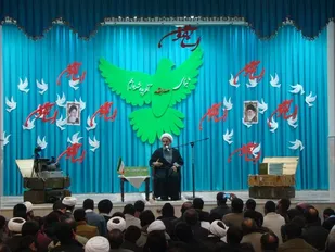 گزارش تصویری از یادواره 103 شهید روحانی شهرستان  کاشان