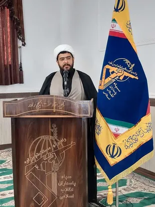 حجه الاسلام احسان روانان مسئول دفتر نمایندگی ولی فقیه در ناحیه مقاومت بسیج شهرستان راور