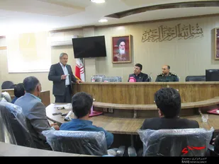 مراسم تكريم و معارفه مسئول بسيج ادارات سپاه شهرستان نجف آباد
