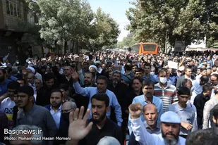 راهپیمایی پرشور مردم ولایی همدان در محکومیت اغتشاش