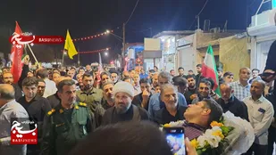 مردم گتوند از جانباز رضا مردان&zwnj;پور تجلیل کردند